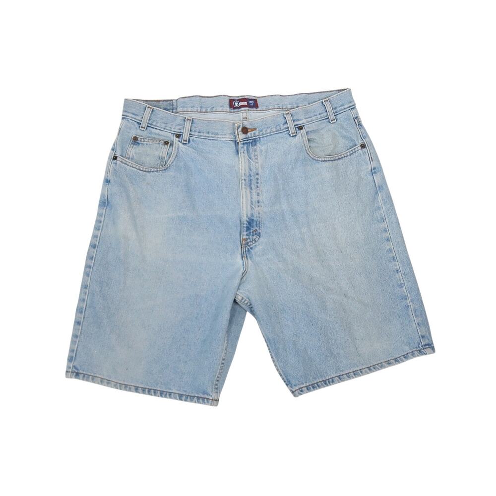Vintage 90s Arizona Loose Fit Light Wash Blue Denim Jean Shorts Mens 42